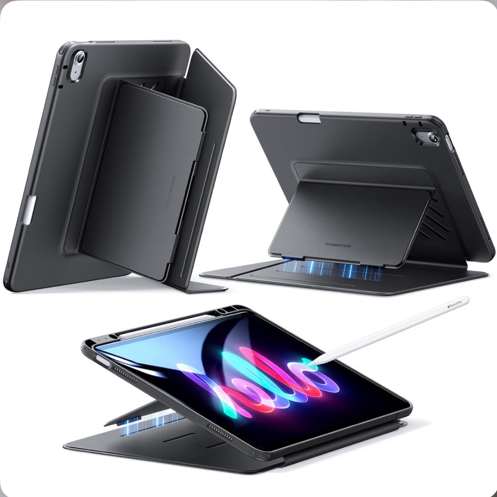 iPad Air 13” Case M3/M2 2025/2024-BLACK